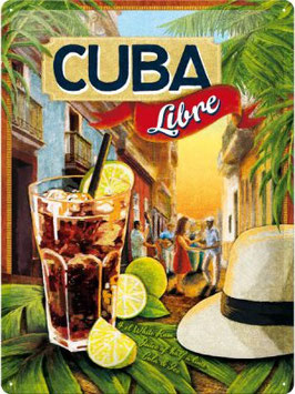 "Cuba Libre" Blechschild