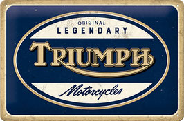 "Legendary Triumph Logo" Blechschild