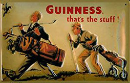 "Guinness, thats the stuff!" Blechschild