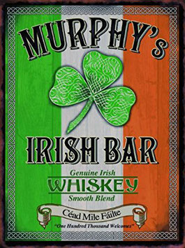 "Murphy's Irish Bar" Blechschild