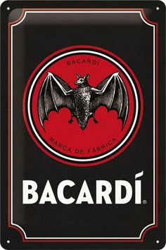 "Bacardi Logo" Blechschild