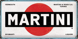 "Martini Logo" Blechschild