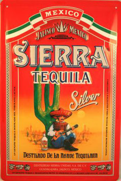 "Sierra Tequila" Blechschild