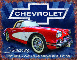 "Chevrolet Corvette Stingray C1" Blechschild