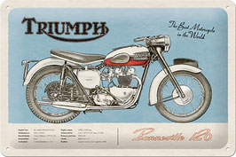 "Triumph Bonneville 120" Blechschild