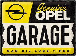 "Opel Garage" Blechschild