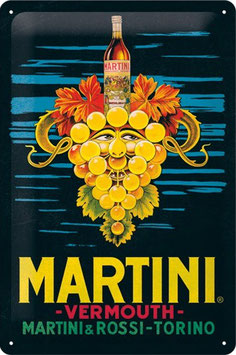 "Martini Vermouth" Blechschild