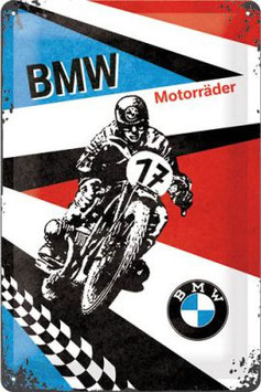 "BMW Motorräder" Blechschild