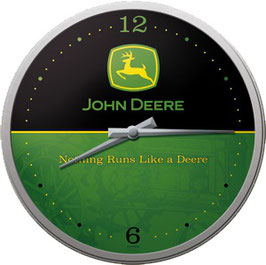 "John Deere Logo" Wanduhr