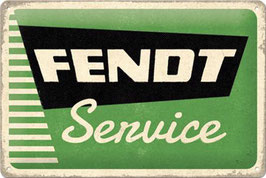 "Fendt Service" Blechschild