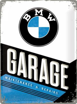 "BMW Garage" Blechschild