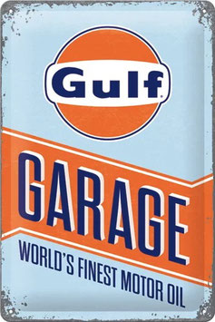 "Gulf Garage" Blechschild