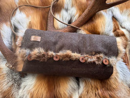 Sitzmuff oder normaler Lodenmuff mit Fell