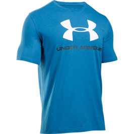 UNDER ARMOUR Sportstyle Logo T-Shirt Brilliant Blue / White