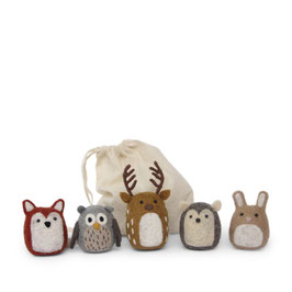 forest animals w/bag