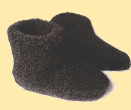 Wollstiefel schwarz