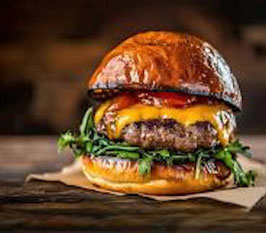 Minty Lamb Burger