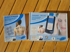 FLOHMARKT | Tensgerät TEN 240 von Dittmann inklusive 1 Päckchen original verpackte Klebeelektroden