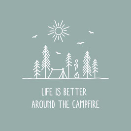 Camping Papierservietten | LIFE IS BETTER AROUND THE CAMPFIRE |