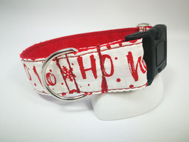 Hundehalsband mit Klickverschluss "HoHoHo"