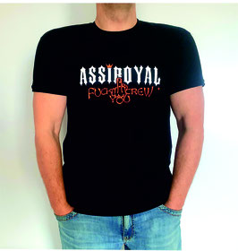 T-Shirt mit Brustdruck 2 Farbig - Fuck you Crew -