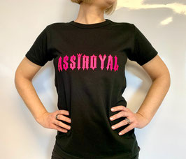 Lady T-Shirt mit Brustdruck - Assiroyal - Pink