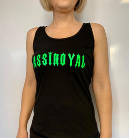 Lady Tank Top mit Brustdruck - Assiroyal - Grün