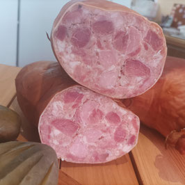 Coburger weißer Preßsack im Naturdarm