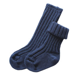 Grödo Babysocken Wolle marine