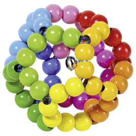 Greifling Elastikball Regenbogen