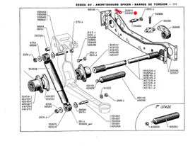 621002 VIS TH DE 8 x 32.5 DE FIXATION DE TRAVERSE SOUS MOTEUR