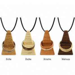 Ringhalter mit Halsband | aus Massivholz