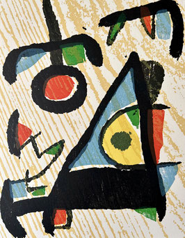 Joan Miró. Original Farbholzschnitt