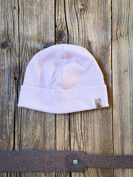 Hipster Beanie Rippstrick rosa