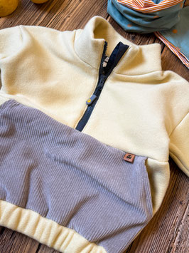 Troyer zitronengelb/taupe