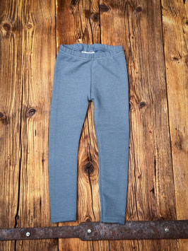 Leggins aus Ripp Jersey in blau