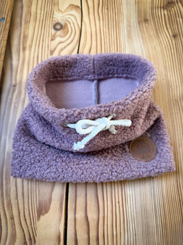 Teddyloop mit Kordel in blush