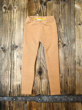 Leggins aus Ripp Jersey in ocker