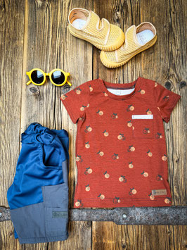 kurzarm Shirt mit Orangen