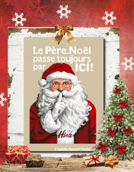 ref: AF11 " Par ICI Père-Noël "