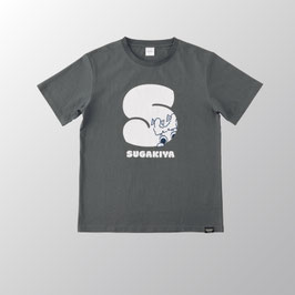 クルーネック　スーちゃんTシャツ　グレー