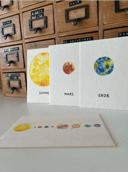 Lernkarten Planetensystem
