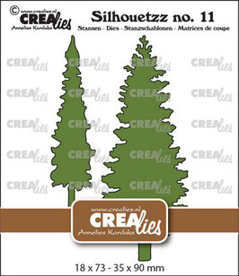 Crealies Bäume Stanzen-Set Nr. 11
