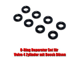 O-Ring Einspritzdüse Dichtsatz für Volvo 4 Zylinder mit Bosch Düsen