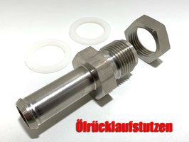 Ölrücklauf Einschrauber 16mm ohne zu schweissen Fitting VR6 16V VW Garrett Turbo