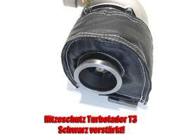 Hitzeschutz T3 TURBO Pampers TIEF SCHWARZ VERSTÄRKT GT30 GTX PRECISION