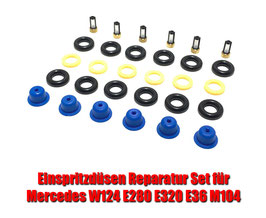 Einspritzdüsen Reparatur Set Kit für Mercedes W124 E280 E320 E36 M104