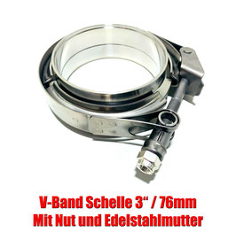 V-Band Schelle 3" 76mm Turbolader Gt30 Gt35 Gt28 Garrett T3 T4 R 75