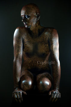 Old Copper Statue - werk 3