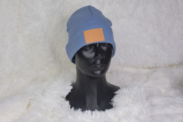 Hipster Beanie - rauchblau
